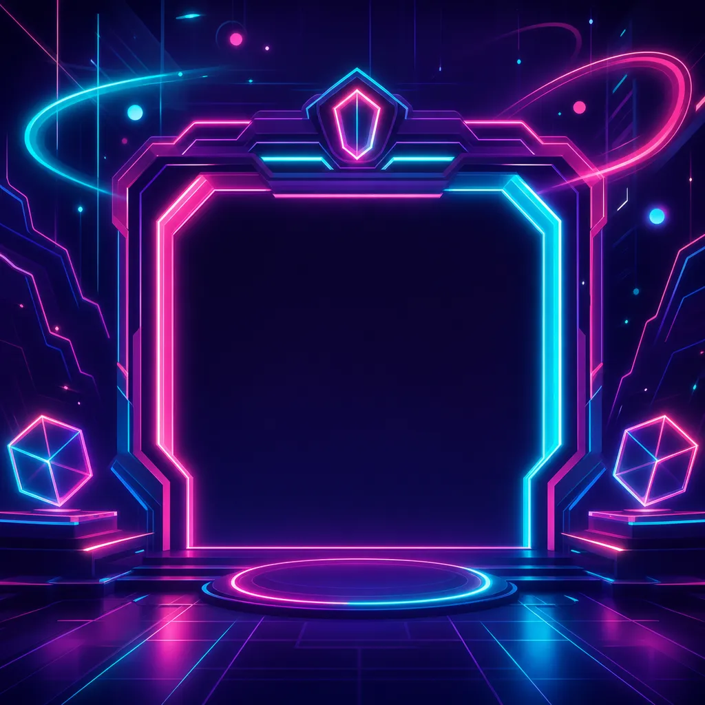Visual portal resmi winning568 bernuansa neon arcade